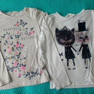 4 girls long sleeve shirts